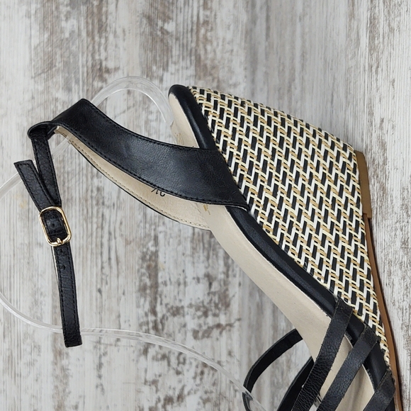 🟪NWOT Anthro Seychelles Huarache Wedge Sandal - Picture 4 of 16